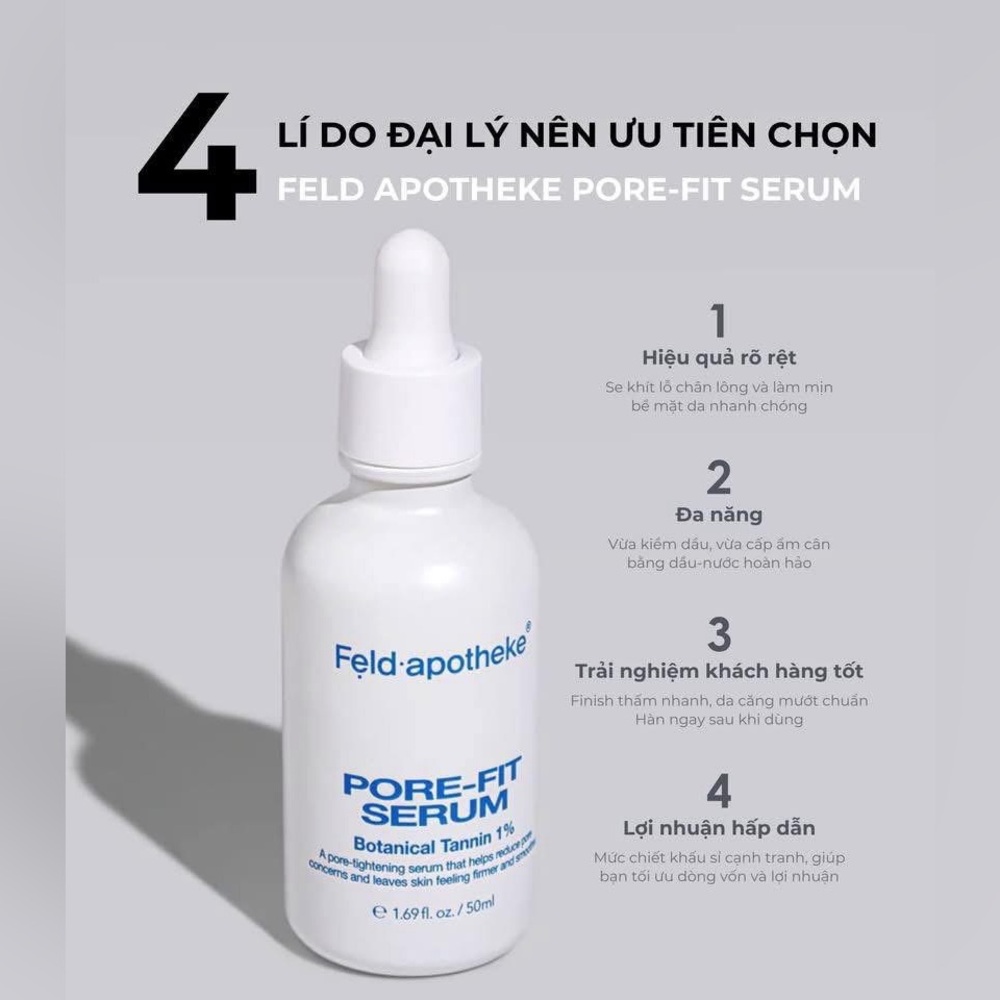FELD APOTHEKE Pore-Fit 50ml Serum K-beauty - Picture 7 of 16